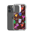 Protect your iPhone® with the fun and stylish Monster Party iPhone® Clear Case, featuring a vibrant design.