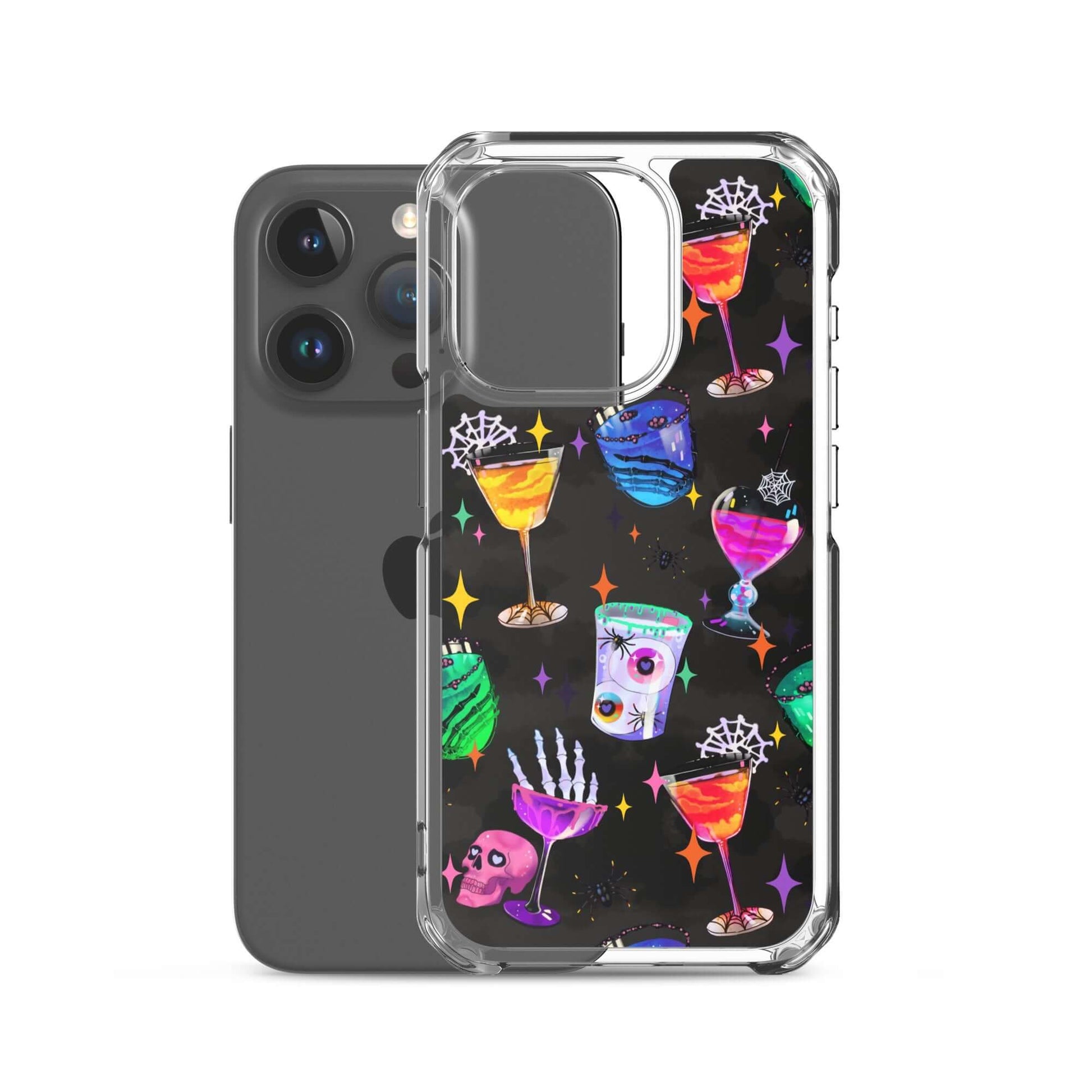 Protect your iPhone® with the stylish Monster Party iPhone® Clear Case, designed for durability and easy access.