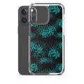 Stylish Higanbana iPhone® Clear Case featuring a floral design, offering protection from scratches and dirt.
