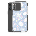 Sleek Snow Bunny iPhone® Clear Case offers protection with a solid back and flexible sides for easy use and style.