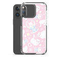 Protect your iPhone® stylishly with the Snow Kitten iPhone® Clear Case, featuring a cute design and flexible sides.