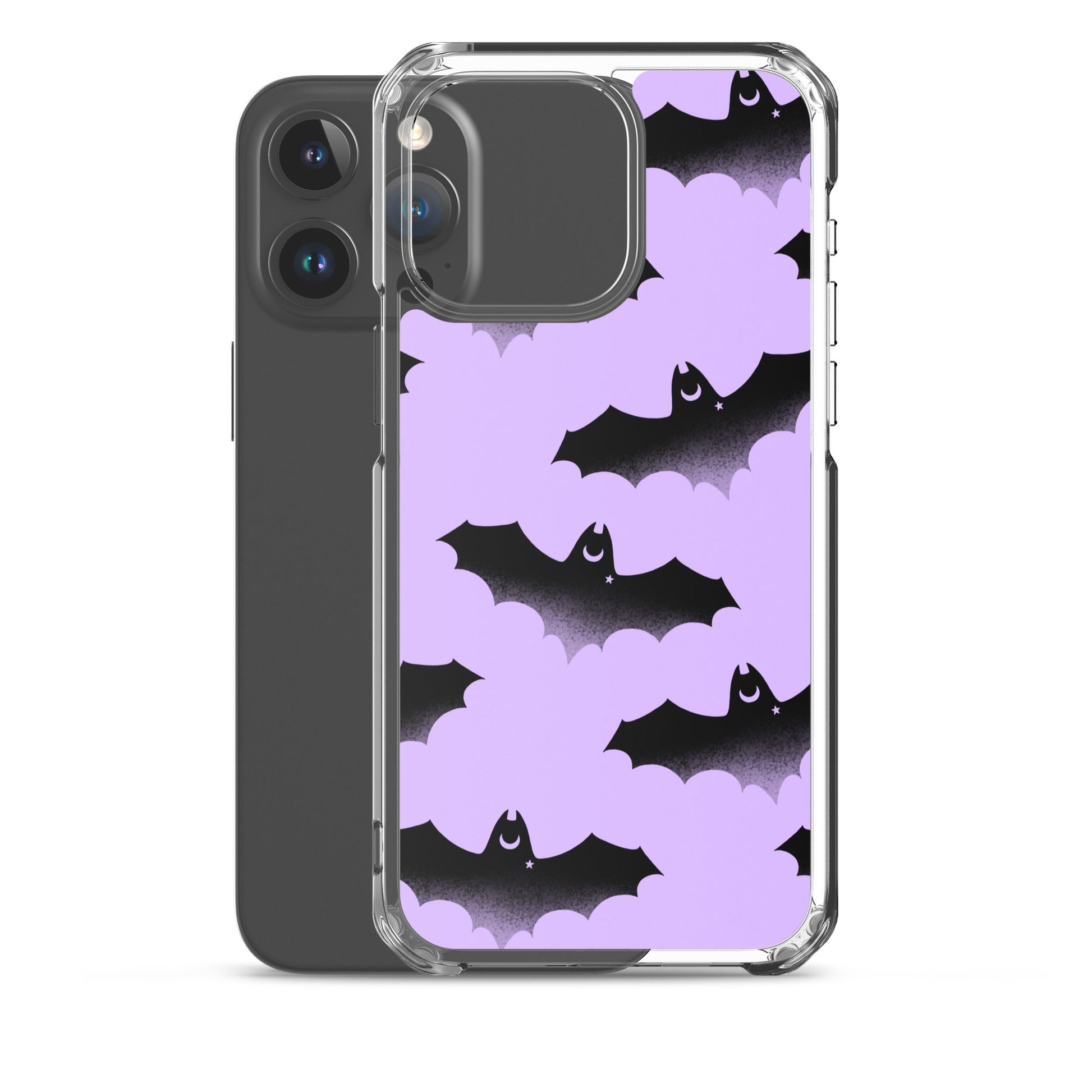 Stylish Morrigan iPhone® Clear Case showcases a sleek design for ultimate protection against scratches and dirt.