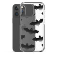 Morrigan iPhone® Clear Case showcases a sleek design, protecting against scratches and dirt with easy access to ports.