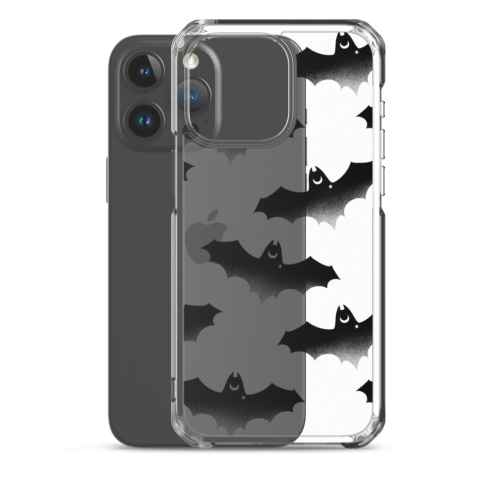 Morrigan iPhone® Clear Case showcases a sleek design, protecting against scratches and dirt with easy access to ports.