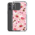 Stylish Sugar Sweetheart iPhone® Clear Case featuring a cute design, protecting against scratches and dust.