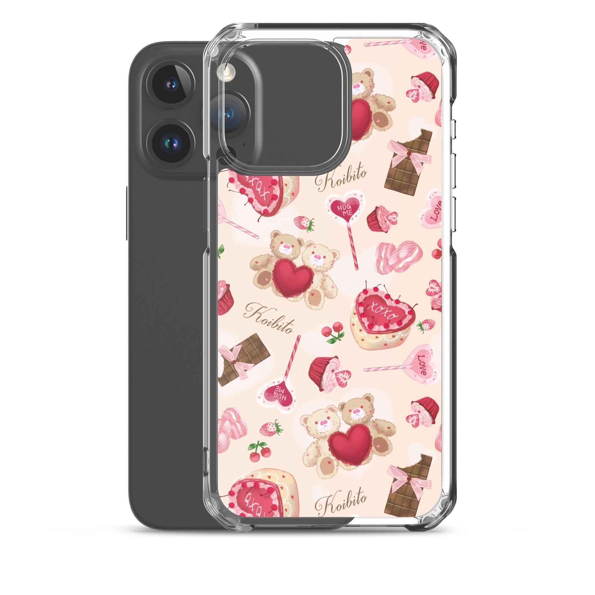 Sleek Sugar Sweetheart iPhone® Clear Case offers protection from scratches and easy access to ports and buttons.