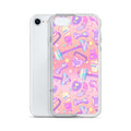 Protect your phone in style with the Glitter Gains iPhone® Clear Case featuring a unique design and flexible sides.