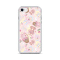 Sweet Teddy iPhone® Clear Case features a cute design, offering protection from scratches and easy access to ports.