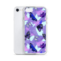Sleek Butterfly iPhone® Clear Case featuring colorful butterfly designs, protecting against scratches and dirt.