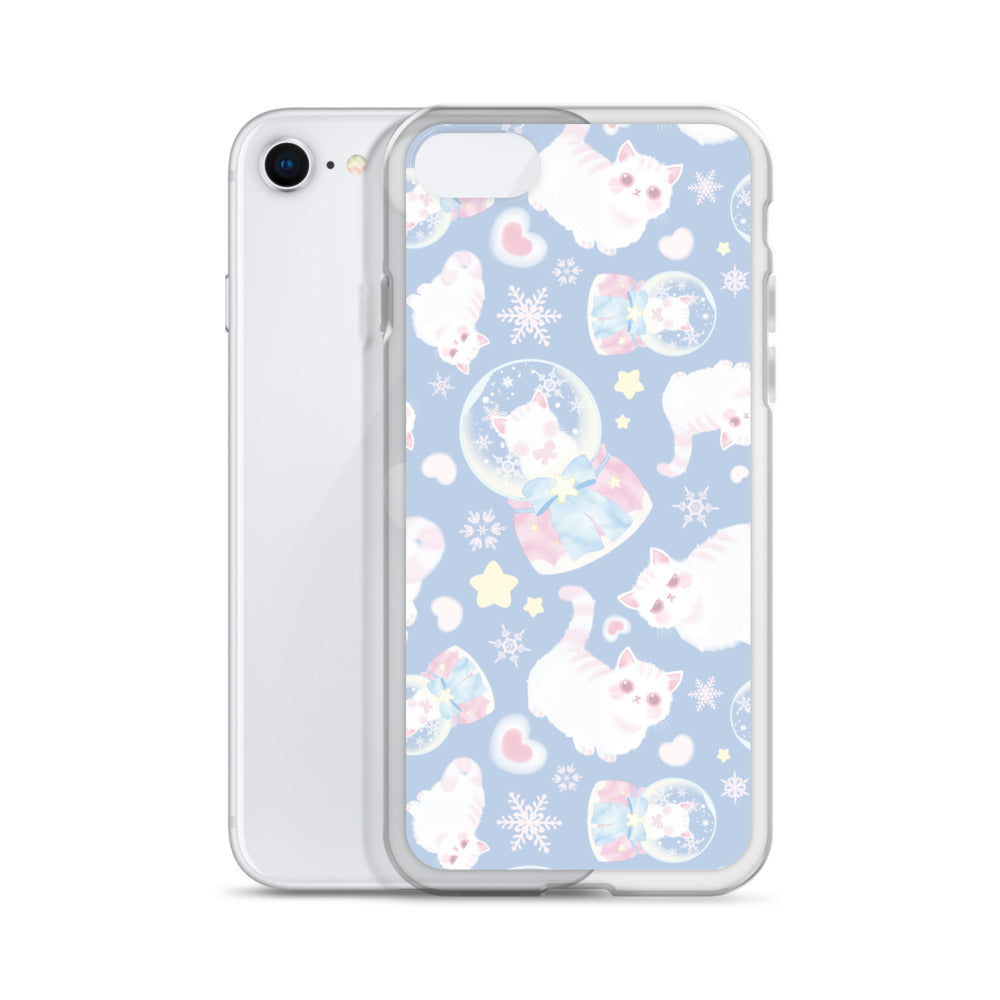 Snow Kitten iPhone® Clear Case features a cute design and offers excellent protection from scratches and dirt.