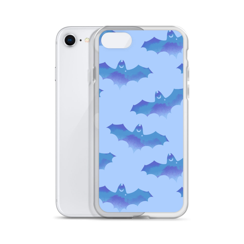 Stylish Lilith iPhone® Clear Case featuring bats, protecting against scratches and dirt while showcasing your phone.