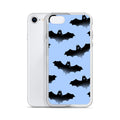 Stylish Lilith iPhone® Clear Case features a bat design, offering protection from scratches and dust while being easy to handle.