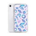 Sleek Sea Princess iPhone® Clear Case features a stunning shell design while protecting against scratches and dust.