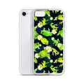 Kero-kero iPhone® Clear Case features a vibrant frog design, offering stylish protection for your device.