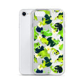 Kero-kero iPhone® Clear Case showcases vibrant frog designs, offering stylish protection for your phone.