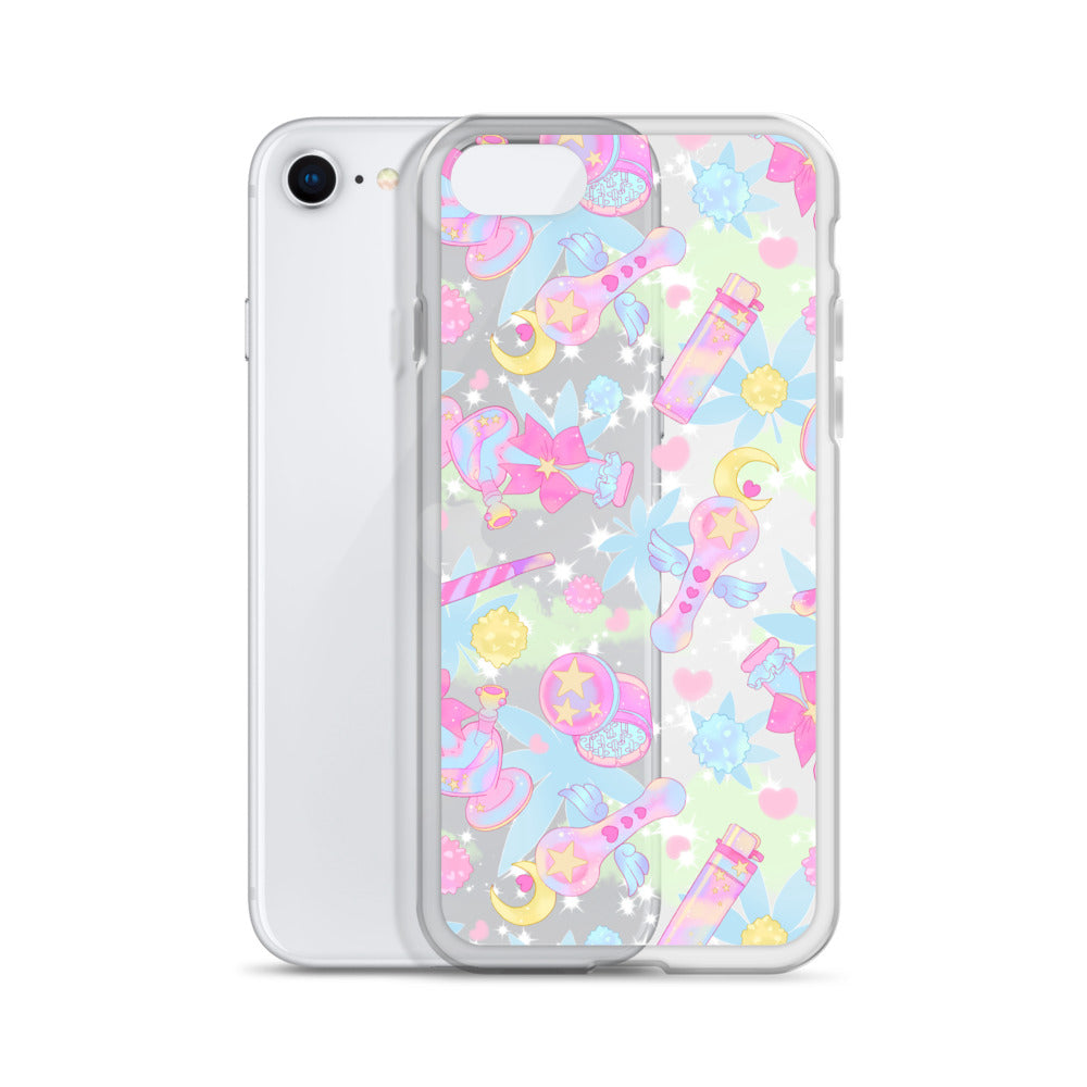 Sleek Indica Magica iPhone® Clear Case offers protection from scratches, dust, and dirt with a stylish design.