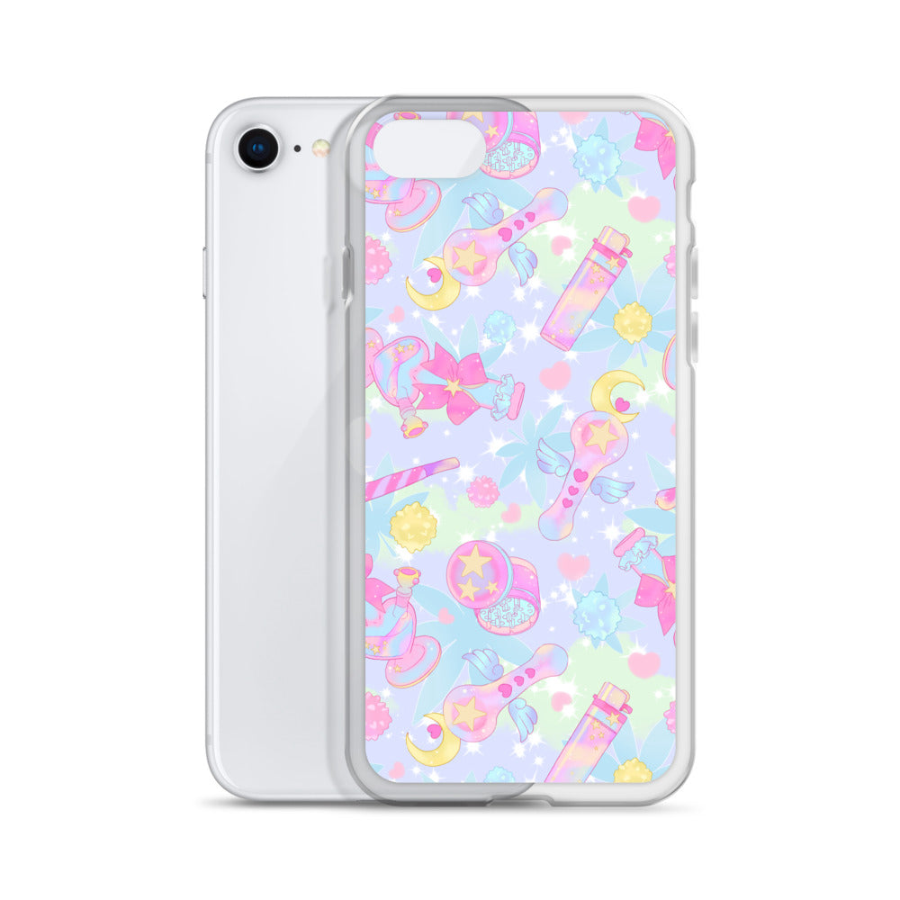 Sleek Indica Magica iPhone® Clear Case offers protection from scratches with a flexible, see-through design.