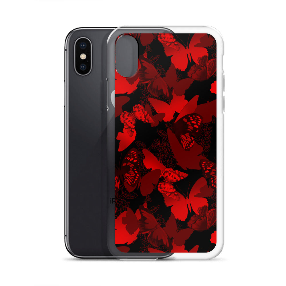 Protect your iPhone® with the stylish Butterfly iPhone® Clear Case, featuring a flexible design and vibrant butterfly pattern.