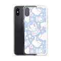 Protect your iPhone® stylishly with the Snow Kitten iPhone® Clear Case, featuring adorable kitten designs.