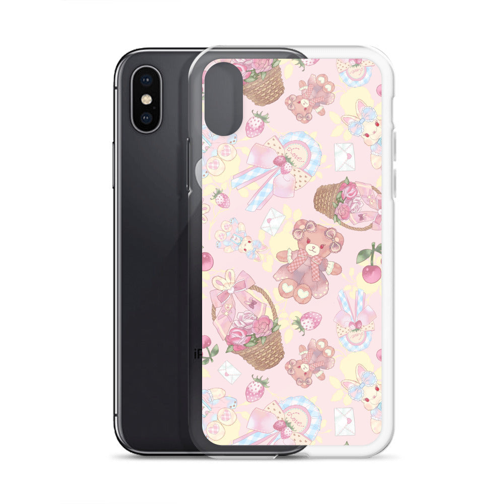 Protect your iPhone® stylishly with the Sweet Teddy iPhone® Clear Case featuring adorable teddy bear designs.