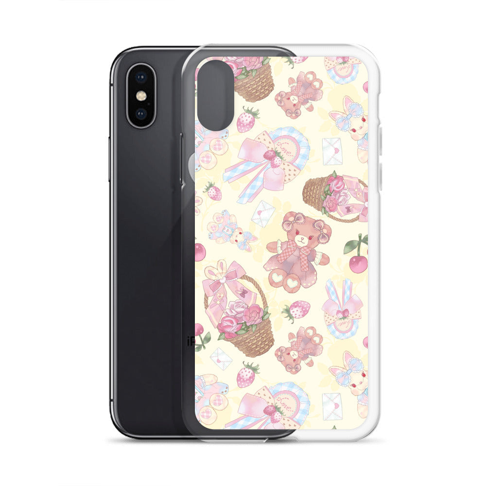 Protect your iPhone® stylishly with the Sweet Teddy iPhone® Clear Case featuring adorable teddy bear designs.
