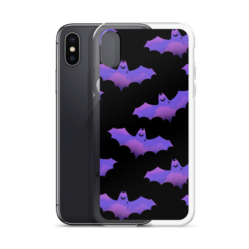 Protect your phone stylishly with the Morrigan iPhone® Clear Case, featuring a sleek design and flexible sides.