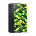 Protect your phone stylishly with the Kero-kero iPhone® Clear Case featuring a vibrant frog design.