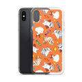 Sleek Trick or Treaters iPhone® Clear Case offers protection from scratches and dirt while showcasing a fun design.