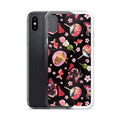 Matsuri iPhone® Clear Case featuring vibrant designs, offering protection against scratches and dirt. Perfect for daily use.