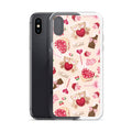 Protect your iPhone® in style with the Sugar Sweetheart iPhone® Clear Case featuring a cute, playful design.