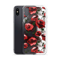 Sleek Enchanted Rose iPhone® Clear Case (Transparent) offers stylish protection from scratches and dirt.