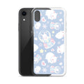 Protect your iPhone® with the Snow Bunny iPhone® Clear Case, featuring a charming design and durable, flexible materials.