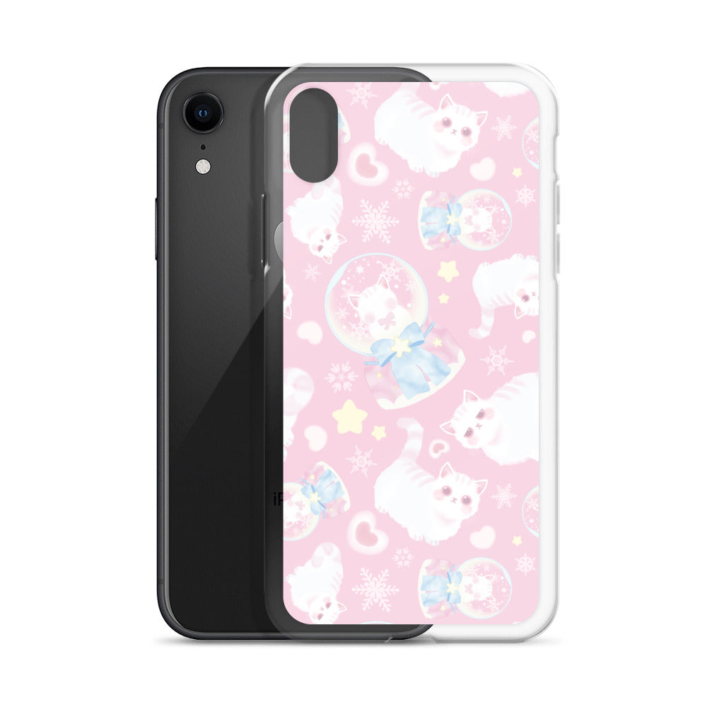 Stylish Snow Kitten iPhone® Clear Case features a cute design and offers protection from scratches and dirt.
