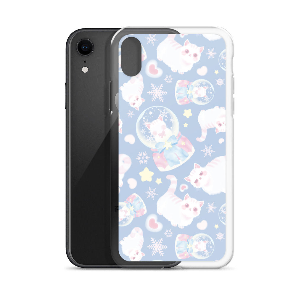 Snow Kitten iPhone® Clear Case features a playful design while protecting your phone from everyday wear and tear.