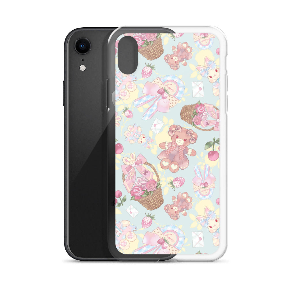 Protect your phone in style with the Sweet Teddy iPhone® Clear Case featuring adorable bear and pastel designs.