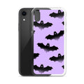 Protect your iPhone® with the stylish Morrigan iPhone® Clear Case, featuring a sleek design and flexible sides.