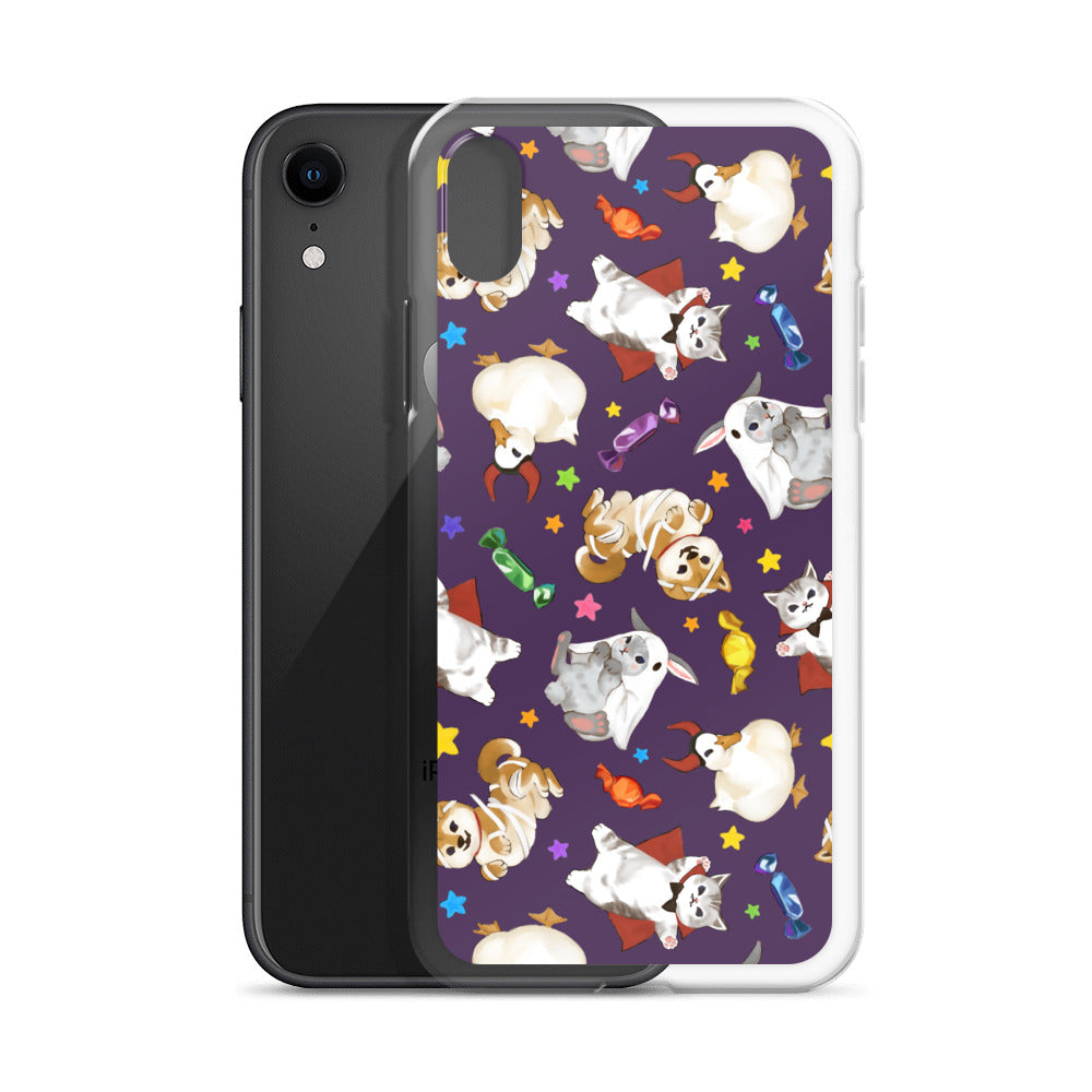 Protect your iPhone® in style with the Trick or Treaters iPhone® Clear Case, featuring a playful design and flexible fit.