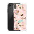 Stylish Parasol Bunny iPhone® Clear Case featuring cute designs, perfect for protection against scratches and dirt.