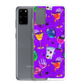 Colorful Monster Party Samsung® Clear Case features fun designs while protecting your phone from scratches and dirt.