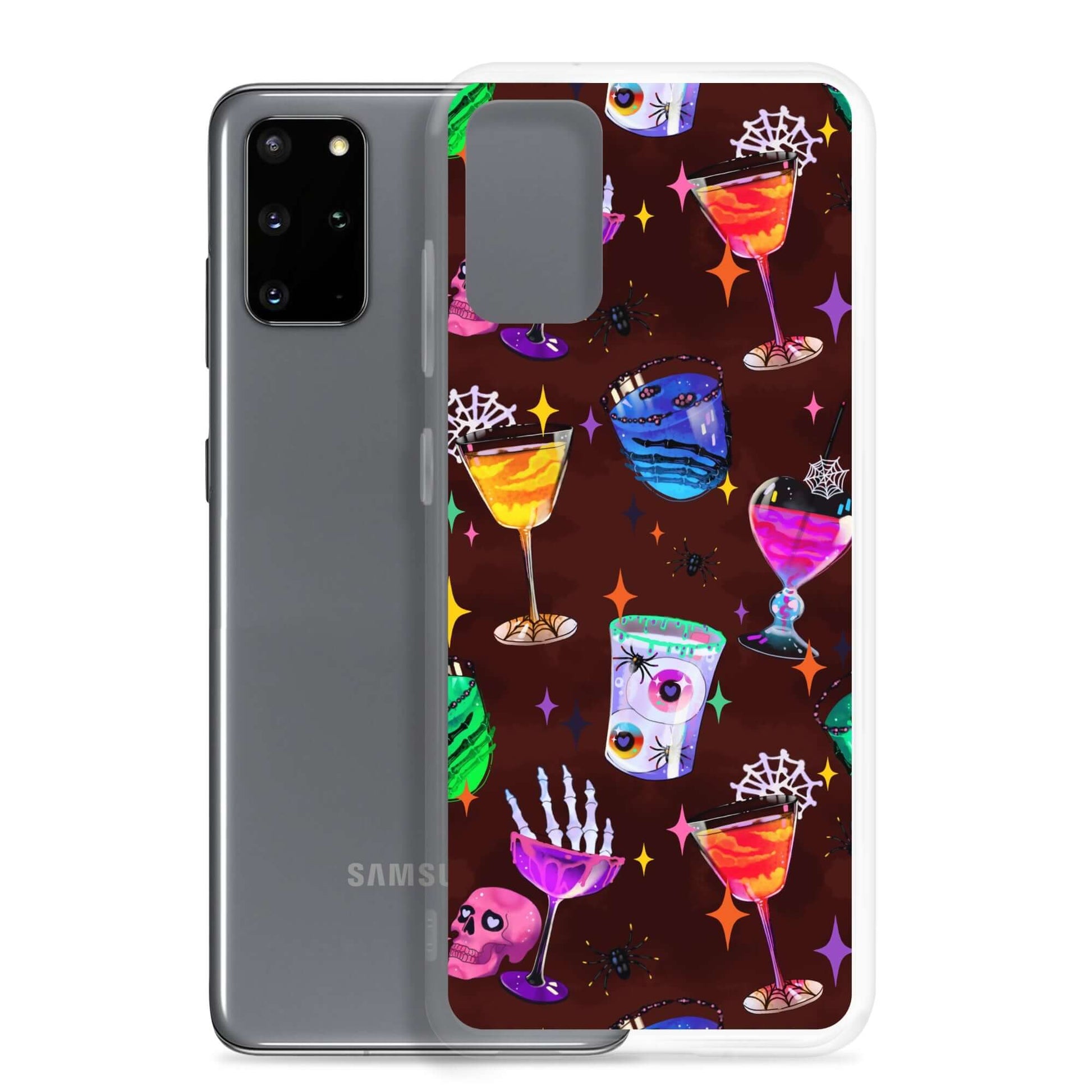 Protect your phone with the vibrant Monster Party Samsung® Clear Case featuring a fun, spooky design.