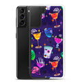 Sleek Monster Party Samsung® Clear Case featuring vibrant designs, protecting your phone from scratches and dirt.