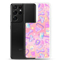 Sleek Glitter Gains Samsung® Clear Case offers stylish protection against scratches and dirt for your Samsung® phone.