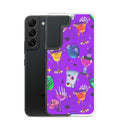 Stylish Monster Party Samsung® Clear Case features vibrant graphics, perfect protection for your Samsung phone.