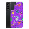 Monster Party Samsung® Clear Case showcases vibrant Halloween-themed designs while offering great protection for your phone.