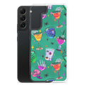 Colorful Monster Party Samsung® Clear Case offers stylish protection with a solid back and flexible sides.