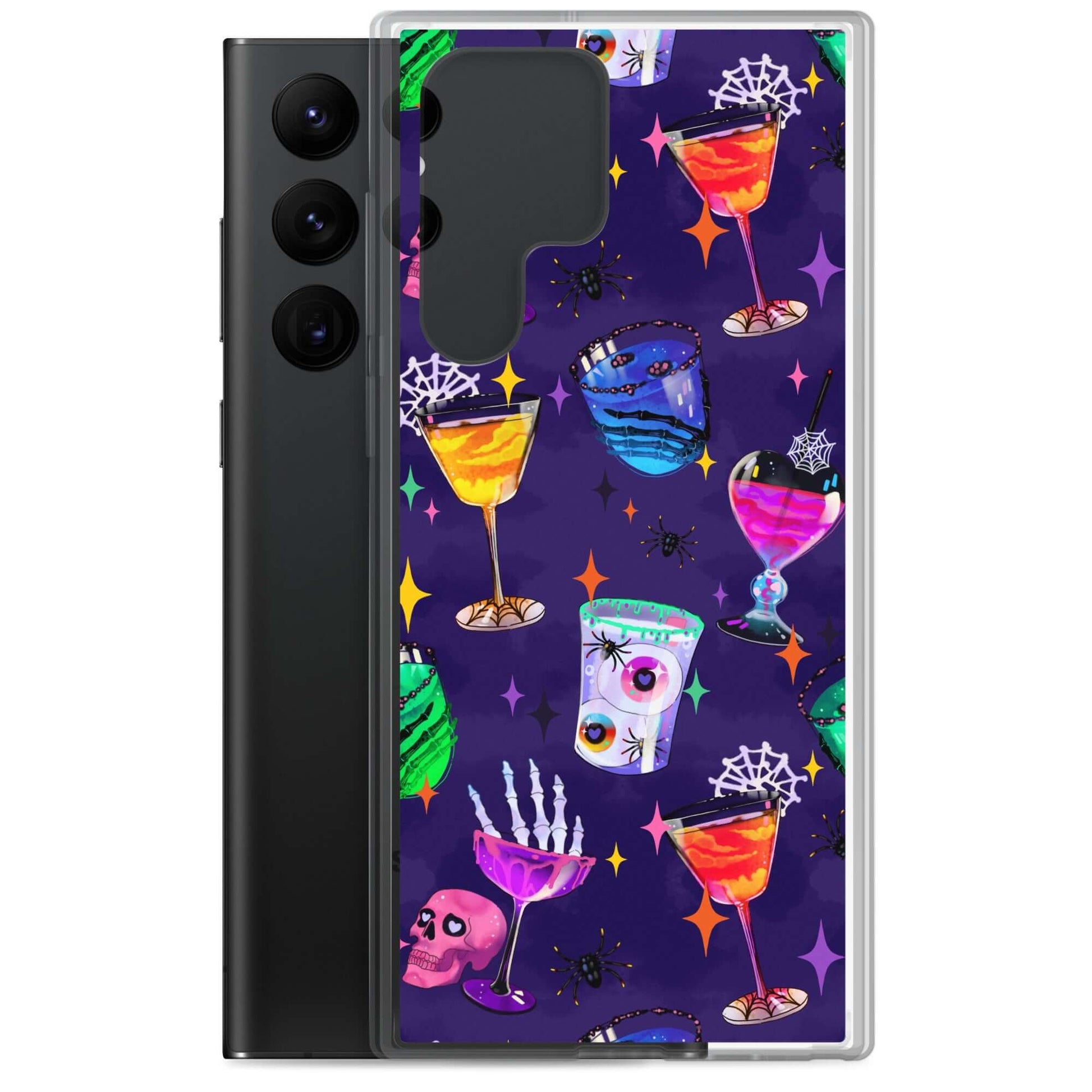Protect your phone stylishly with the Monster Party Samsung® Clear Case featuring vibrant, playful designs.