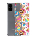 Colorful Pan Dulce Samsung® Clear Case designed for Samsung Galaxy, protecting against scratches and dirt. Perfect for bakers!