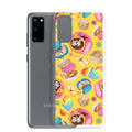 Colorful Pan Dulce Samsung® Clear Case featuring delicious baked treats, offering stylish protection for your phone.