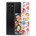 Bright and colorful Pan Dulce Samsung® Clear Case, perfect for protecting your phone while adding a fun touch.