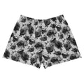Stylish Enchanted Rose Athletic Short Shorts featuring a floral design, perfect for a comfy athletic look.